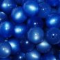 Vintage 18 Medium Blue Super Lucite Thermoset Moonglow Bead 12mm M3L