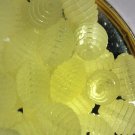 Vintage Lot of 12 Lemon Drop  Egg Shaped Lucite Beads 15X11MM CR2