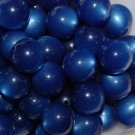 Vintage 24 Royal Blue Deep Lucite Thermoset Moonglow 14mm Beads M3L