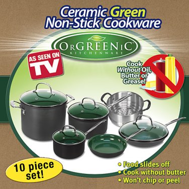 10-Piece Orgreenic Cookware Set - CB15140