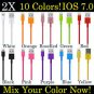 10x 8 Pin USB Data Sync Charger Cable Cord for iPhone 5 S C iPod Touch 5th Nano