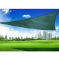 10' Triangle Outdoor Patio Sun Shade Sail Canopy - Green