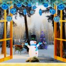 Christmas Snowman Decoration 4 Ft Air blown Inflatable Lighted Lawn Yard Outdoor
