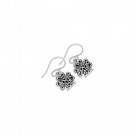 Genuine 925 sterling silver Irish Shamrock Earring