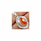 Handmade 925 sterling silver Faceted Botswana Agate Pendant