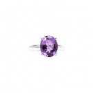 Awesome 925 Sterling Silver Amethyst Cut Ring