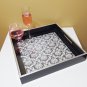 Black Marquis Luxury 15x15 Serving Tray High Gloss Resin Coat