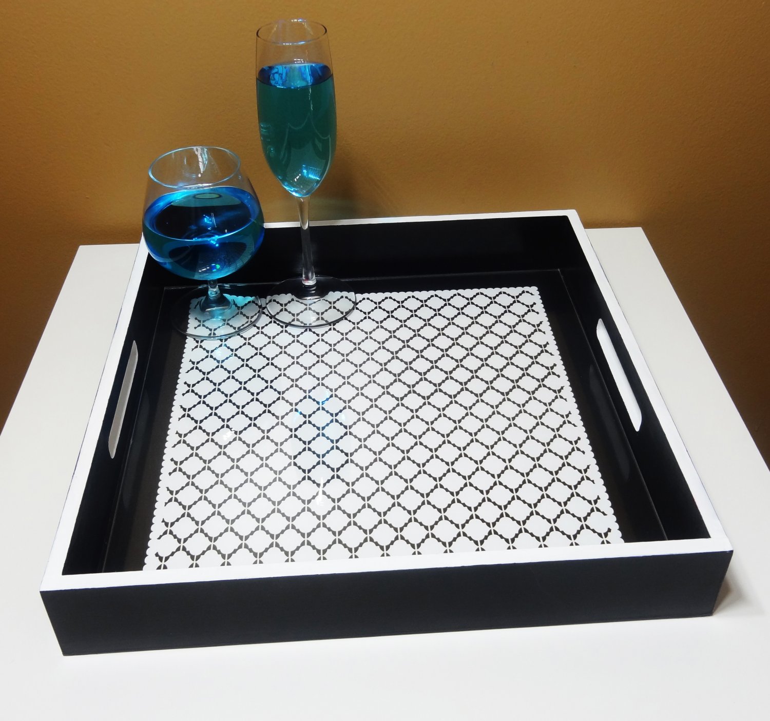 Morocco Dream 15x15 Serving Tray High Gloss