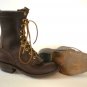Nick's Boots Leather Brown Vintage Western Roper Men's 6