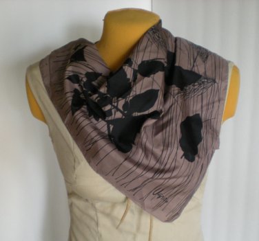 Scarf Vintage Vera Perfect for Fall Poly Japan Autum Polyester Washable