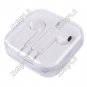 In-Ear Earphones Earbuds Earpods for Apple iPhone 5 with Volume Remote and Microphone - White