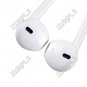 In-Ear Earphones Earbuds Earpods for Apple iPhone 5 with Volume Remote and Microphone - White
