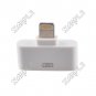 30 Pin to Lightning 8 Pin Adapter for Apple iPhone, iPad (White)