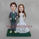 Custom wedding cake topper look like you