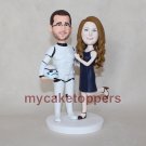Star war custom wedding cake topper