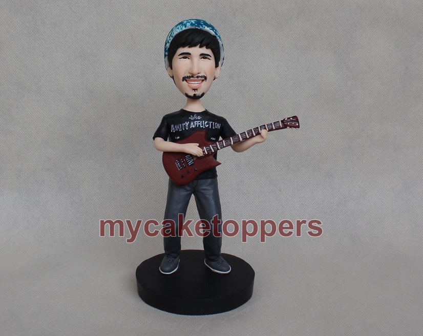guitar custom birthday cake topper