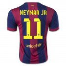 FC BARCELONA  NEYMAR JR. #11  HOME-SCARLET/BLUE SOCCER JERSEY