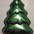 Wilton Christmas Tree Cake Pan Mold Retired 2002 -2105-2081 Green Tin Baking