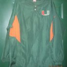 New Miami Hurricanes Nike Fit Dry Pullover Jacket XL 2 Button