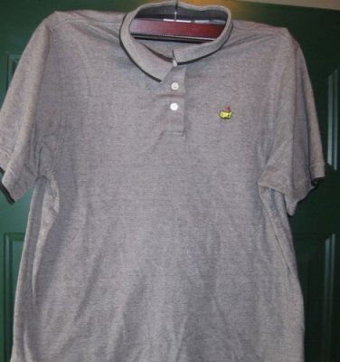 New Large Mens Masters Golf Collection Polo Shirt 3 Button Short Sleeve