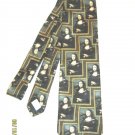 Mona Lisa Classic Silk NeckTie Novelty by RM Style New Artist Painter