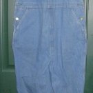 Mens Key Imperial Bib Overalls Size 40/34   8 Pocket Blue Work Pants Adjustable
