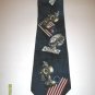 New Tabasco 76 US Flag Telephone Lightbulb 100%Silk NeckTie