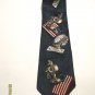 New Tabasco 76 US Flag Telephone Lightbulb 100%Silk NeckTie