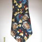 New Tabasco NeckTie Beer and Nachos Chili Peppers 100%Silk Made in USA