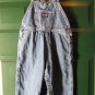New OshKosh B'Gosh Boys Girls Blue Jean Bib Overalls 24 Month Pants 5 Pocket Kid