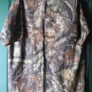 New Mens XL Camo Timber Thick Short Sleeve Shirt Pullover 5 Button Oxford