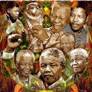 NELSON MANDELA- ADULT T-SHIRT or PRINT -SIZES: S, M, L, XL