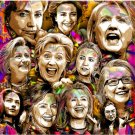 "HILLARY CLINTON" BY ED SEEMAN-T-SHIRTS & PRINTS -T-SHIRT SIZES S, M, L, XL