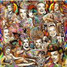 "CARMEN MIRANDA" BY ED SEEMAN - T-SHIRT OR POSTER- ADULT SIZES: S, M, L, XL