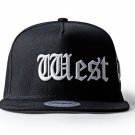 GOTHIC LETTERS WEST COAST EAST COAST SNAPBACK HAT CAP