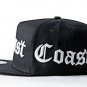 GOTHIC LETTERS WEST COAST EAST COAST SNAPBACK HAT CAP