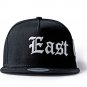GOTHIC LETTERS WEST COAST EAST COAST SNAPBACK HAT CAP