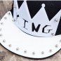 King of pop DIY acrylic plate hip hop snapback