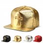 cross Jesus paved crystals croc skin snapback hat cap