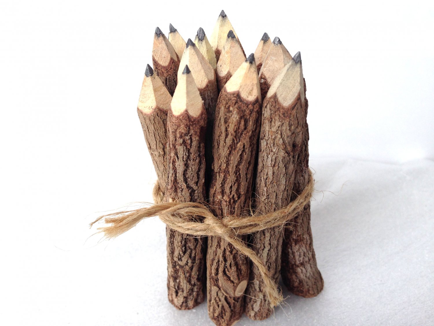 Rustic Twig Black Pencils 3 inch Set of 12 pcs Tree Branch Graphite
