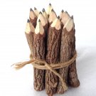 Rustic Twig Black Pencils 3 inch Set of 12 pcs Tree Branch Graphite Pencils Handmade Black Pencils