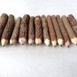 Rustic Twig Black Pencils 3 inch Set of 12 pcs Tree Branch Graphite Pencils Handmade Black Pencils