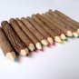 Rustic Twig Colored Pencils 3 inch Set of 12 pcs Tree Branch Color Pencils Handmade Color Pencils