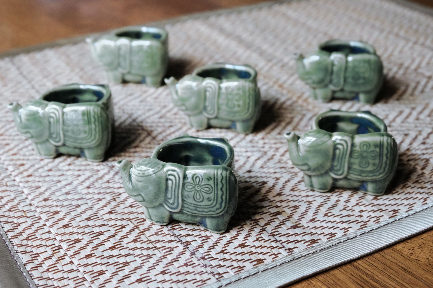 Set of 6 Napkin Rings Napkin Holder Napkin Ring Elephant Napkin Ring Holder Napkin Ring Vintage