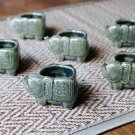 Set of 6 Napkin Rings Napkin Holder Napkin Ring Elephant Napkin Ring Holder Napkin Ring Vintage