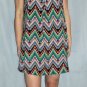 Boutique Women's Mini Sundress Aztec Print Super Cute and Comfy Racerback Tank
