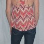 Boho Chic Aztec Print Racerback Women's Flouncy Flowy Tank Top