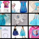 Frozen Inspired Anna Dress Coronation Gown Halloween Costume 2-6 years