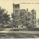 La Crosse WI Wisconsin RPPC Postcard La Crosse County Jail 1910 Divided Posted
