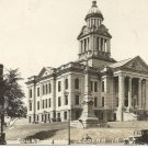 Decorah IA Iowa RPPC Real Photo Postcard Courthouse Unposted Cars Divided Back